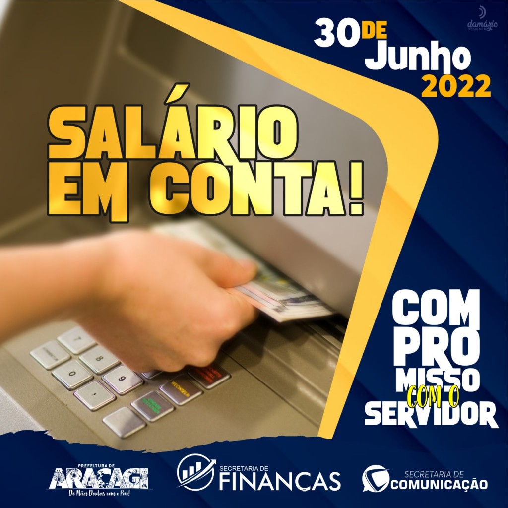 Prefeitura realiza pagamento de todos os servidores nesta sexta 30/06