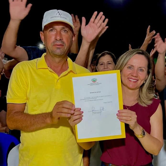 Prefeita Josilda Macena assinou ordem de serviço para a pavimentação do assentamento Maria Preta