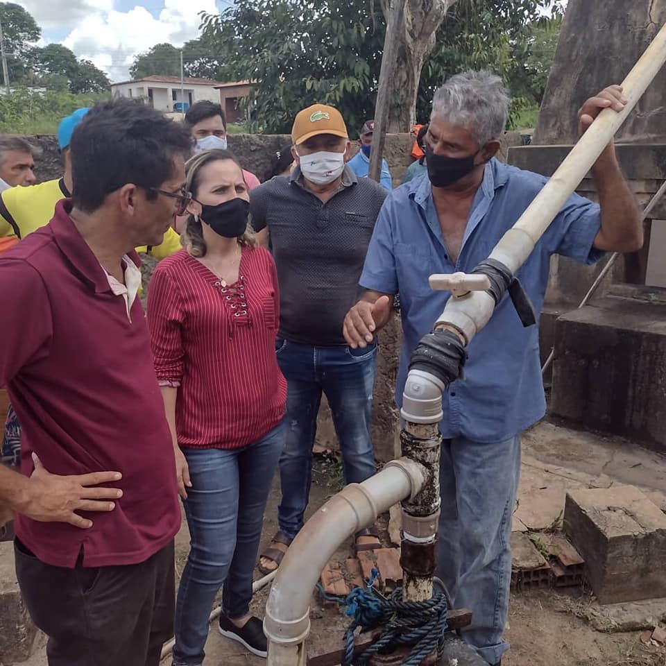 Prefeita Josilda Macena visita  Lagoa do Felix e comunidade já recebe benfeitorias