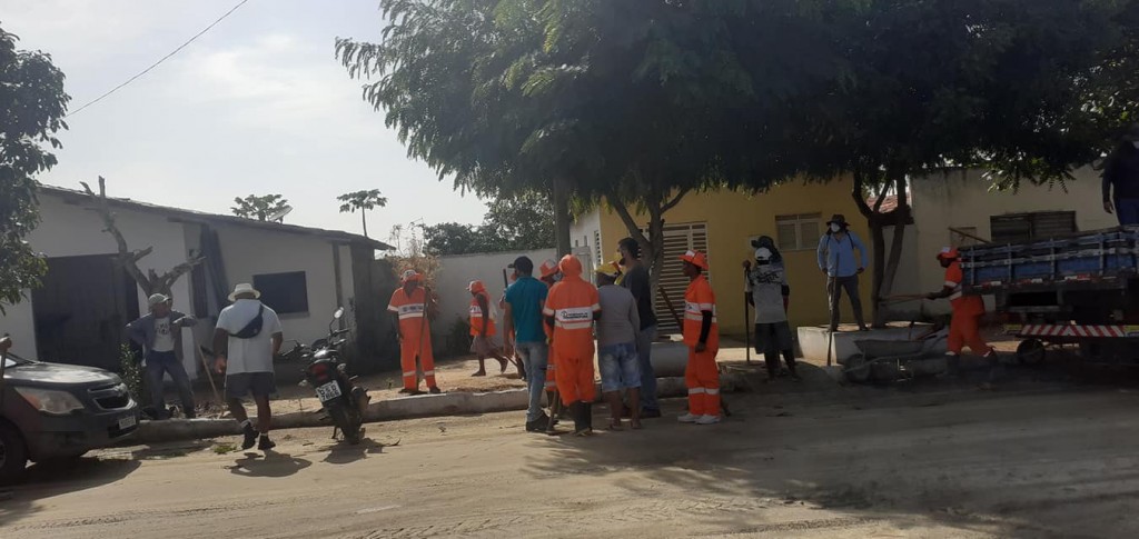 Agrovila Mulunguzinho recebeu mutirão de limpeza e manutenção de pavimentação