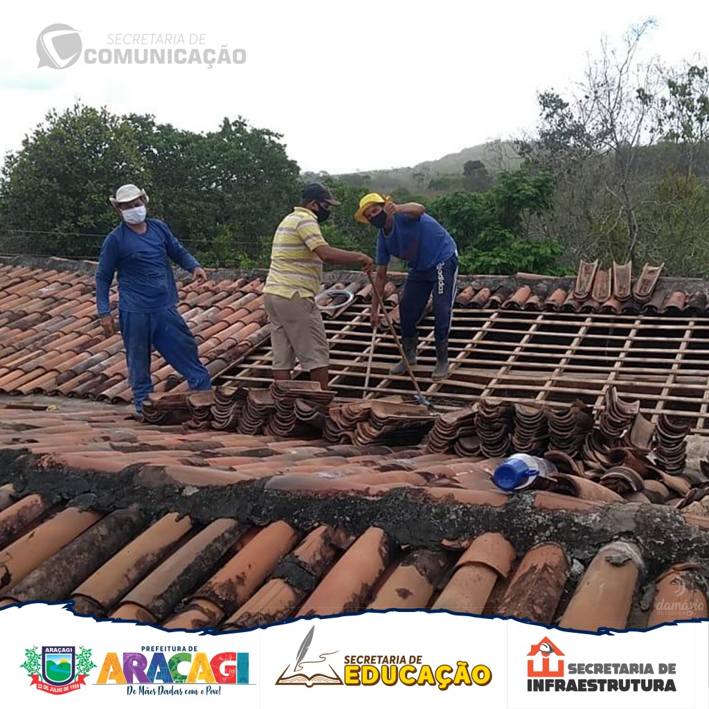 Prefeitura de Araçagi inicia reforma em escolas da zona rural, que estavam sem condições de funcionamento