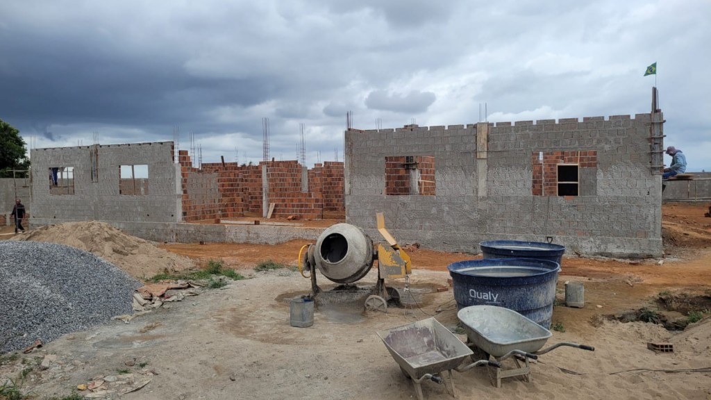 Obras da Creche Modelo de Canafistula seguem avançando