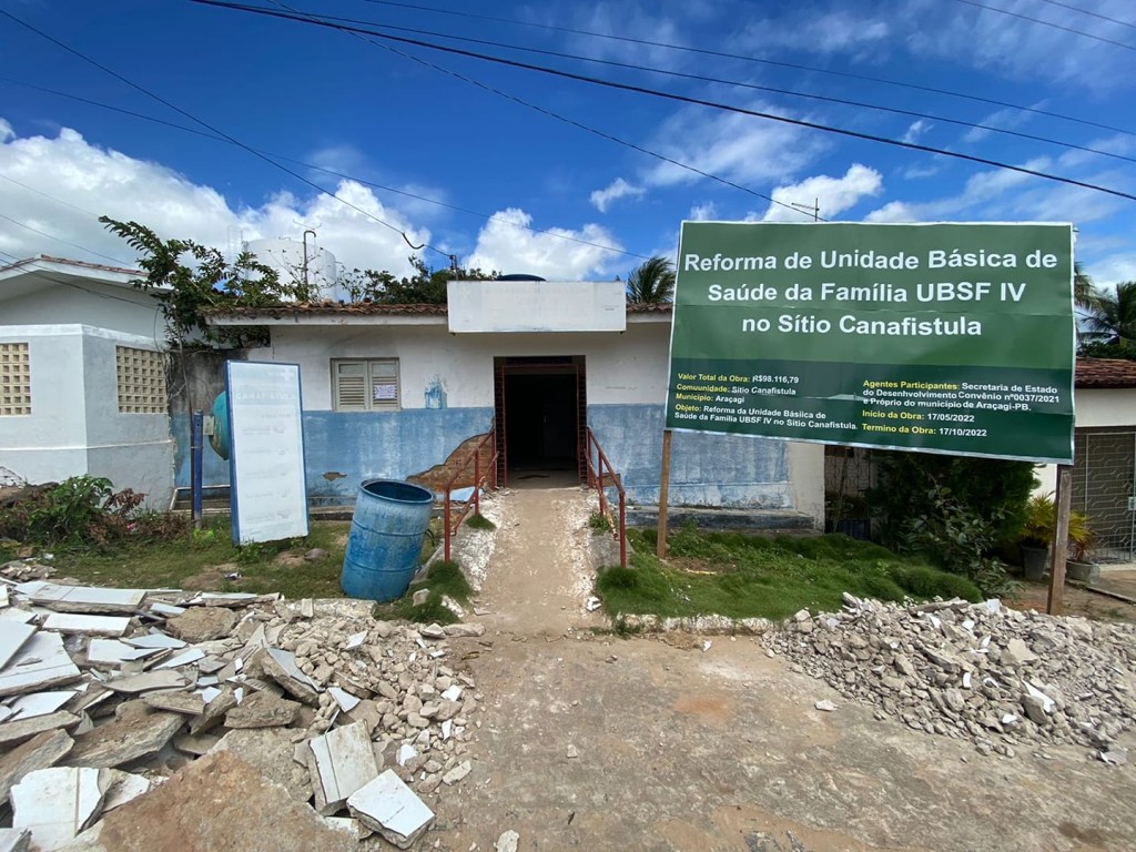 Prefeitura iniciou obras da reforma da UBS de Canafístula